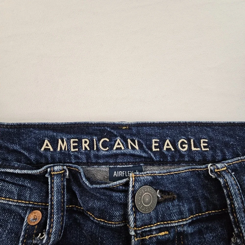 American Eagle AirFlex+ Athletic Fit Jeans Men's 34x32 Dark Wash Stretch Denim